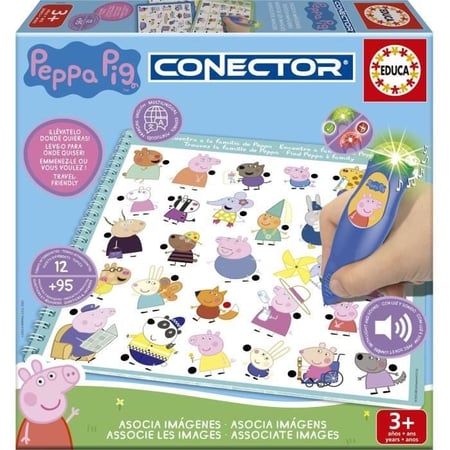 Conector Junior - Jeu éducatif électronique - Peppa Pig - Apprentissage interactif - Des 3 ans