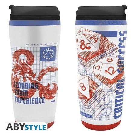 Donjons Et Dragons - Mug de voyage Esquisse de des - ABYstyle