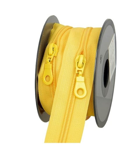 Fermeture à Glissière Spirale N°5 avec Curseur – Milward (vendue par 30 cm) 104 Jaune