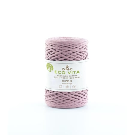 DMC - Fil Coton Recyclé Eco Vita 4mm 250g Col. 04 rose