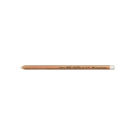 Crayon pastel - FABER-CASTELL - Pitt Pastel sec - Blanc tendre - Lot de 6