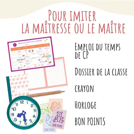 jeu éducatif KIT additionnel CP-CE1 si j'étais la maîtresse - AMULETTE
