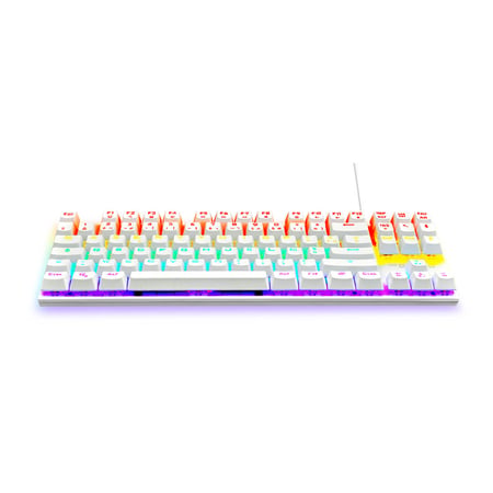 Clavier gaming mécanique The G-Lab Mercury - TKL Switch - Compatible sur PC - PS4 - PS5 - Xbox One – Xbox Series X – Xbox Series S - Blanc