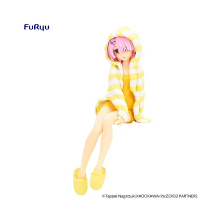 Re:Zero - Statuette Noodle Stopper Ram Room Wear Yellow Color Ver. 14 cm