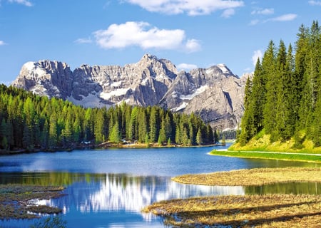 Puzzle 3000 pièces - Lac de Misurina - Castorland