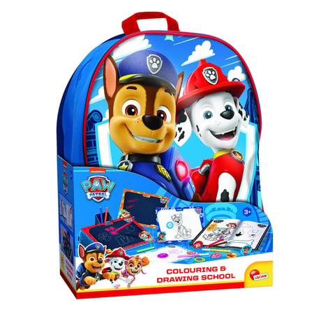 PAW PATROL COLOURING & DRAWING SCHOOL "sac de dessin et de coloriage"