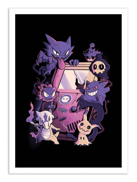Affiche 30 x 40 cm - Ghost game - EduEly