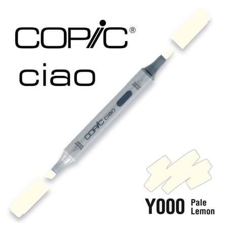 Copic - Marqueur à l'alcool Copic Ciao Y000 Pale Lemon
