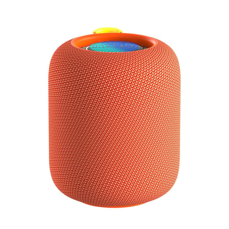 Enceinte Waterproof Bluetooth 10W TWS Subwoofer Légère Autonomie 6h IPX6 Orange YONIS