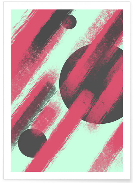 Affiche Abstract Color 3 | A3 : 29,7x42cm