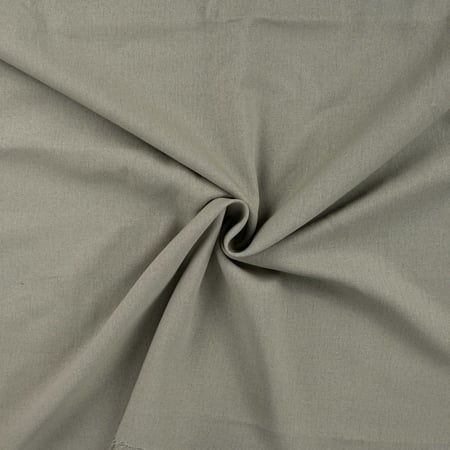 Tissu Lin Viscose uni Vert kaki
