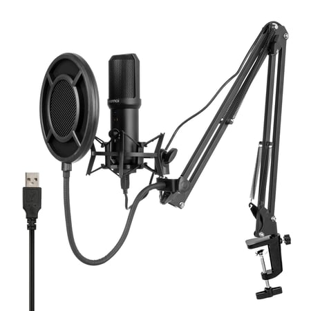 Microphone USB Enregistrement Pro Qualité Sonore Exceptionnelle Pour Tous Usages YONIS