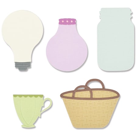 Matrices de découpe - Vases pour fleurs - 9 dies Thinlits - Sizzix
