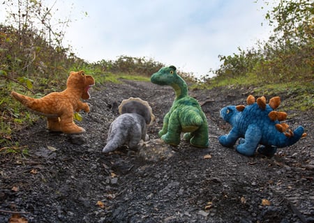 Keel Toys KEELECO – Peluche Ankylosaure 26 Cm, 100% Recyclée, Doudou écolo