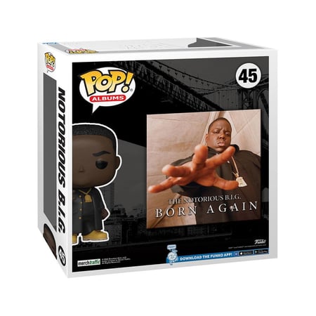 Notorious B.I.G - Figurine POP! Albums Biggie Smalls - Born Again 9 cm
