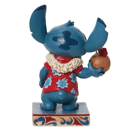 Figurine Stitch avec une noix de coco - Objets à collectionner