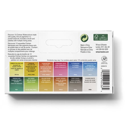 WINSOR & NEWTON - Coffret aquarelle de poche COTMAN