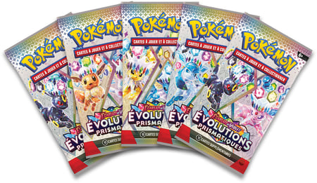 Coffret Portfolio A4 + 5 boosters Pokémon - EV08.5 Evolutions Prismatiques