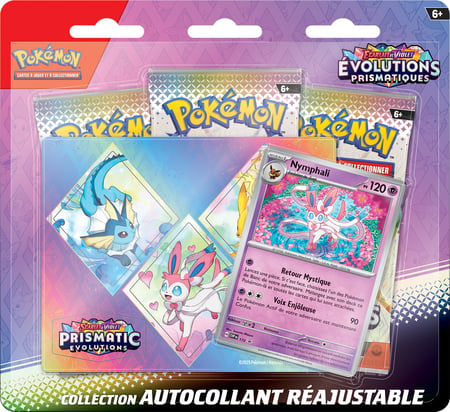 Tech Sticker Collection Pokémon - EV8.5 Evolutions Prismatiques - Modèles aléatoires - Vendu à l'unité