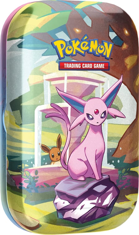 Mini Tin Pokémon - EV8.5 Evolutions Prismatiques - Modèles aléatoires - Vendu à l'unité