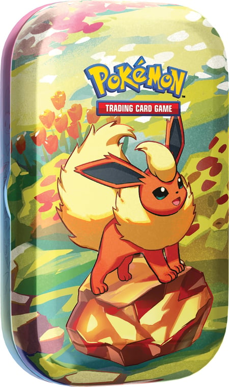 Mini Tin Pokémon - EV8.5 Evolutions Prismatiques - Modèles aléatoires - Vendu à l'unité