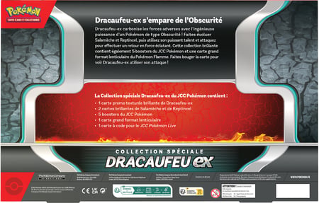 Coffret 5 boosters JCC Pokémon - Collection spéciale Dracaufeu ex