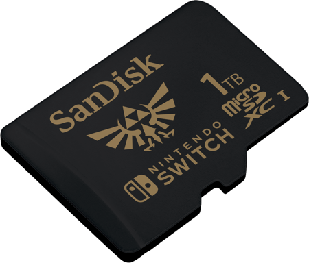 Cartes mémoire microSDXC sous licence Nintendo pour Nintendo