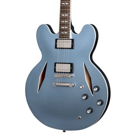 Epiphone DG-335 Dave Grohl - Guitare électrique - Semi-hollow - Bleu Pelham