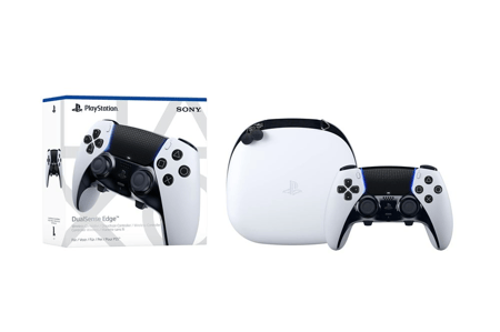 Manette PS5 sans fil Sony DualSense Edge Noir et blanc - Manettes
