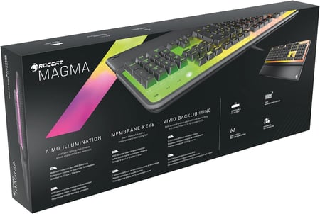 ROCCAT Magma Mini Noir RGB Clavier Gaming Filaire USB - AZERTY