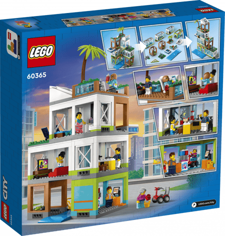 Lego®city 60365 - l'immeuble d'habitation, jeux de constructions &  maquettes