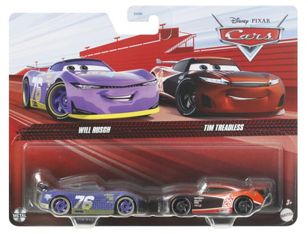 Cars Disney Pixar - Pack de 2 Véhicules (modèle aléatoire) - Petite Voiture  - 3 ans et + - Mini véhicules et circuits - Jeux d'imagination