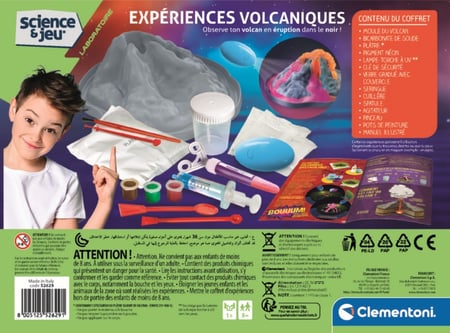 Expérience pour enfants : Le volcan entre en éruption
