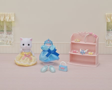 La fille Chat Persan et sa panoplie de Princesse Sylvanian Families 5645 -  La Grande Récré