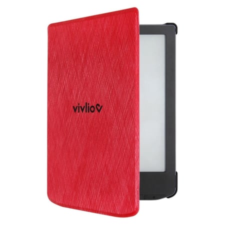 Housse pour liseuse Light et Light HD Vivlio - rouge - Accessoires