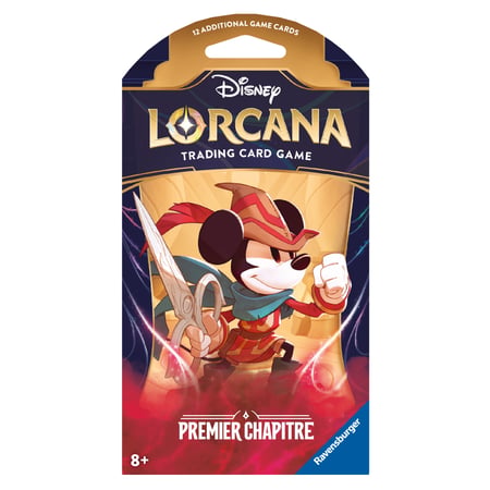 Jeu de cartes à collectionner - Disney Lorcana : Premier chapitre - 1 Booster 12 cartes - Modèle aléatoire
