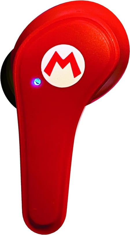 Ecouteurs sans-fil Bluetooth Kid Designs - Super Mario - rouge