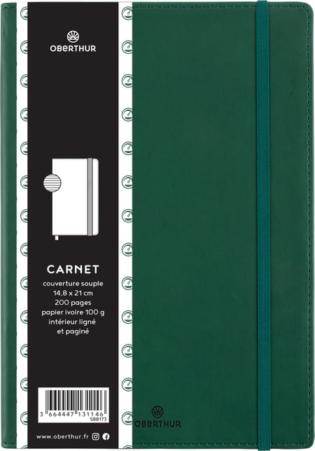 Carnet A4 Balthazar souple ligné - Carnets