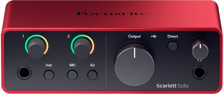 Focusrite Scarlett Solo Studio 4th Gen -Kit Interface audio USB