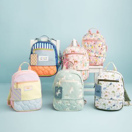 Sac à dos maternelle enfant Cultura Little color block