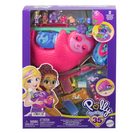 Polly Pocket Sac surprises paresseux Mattel Jeux de récré