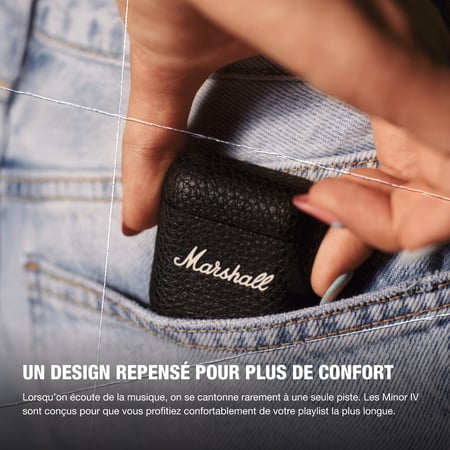 Ecouteurs sans-fil Marshall - Minor IV - Noir