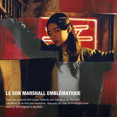 Ecouteurs sans-fil Marshall - Minor IV - Noir