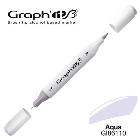 Marqueur brush à alcool - Graph'It - Aqua - n°6110