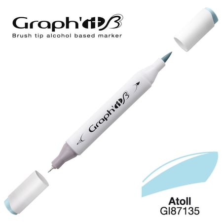Marqueur brush à alcool - Graph'It - Atoll - n°7135