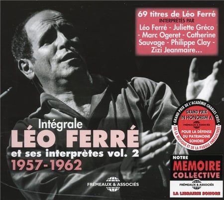 Intégrale Léo Ferré et ses interprètes (1957-1962) /vol.2 - CD