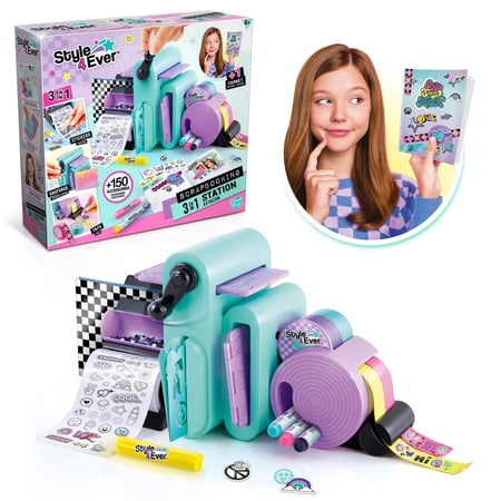Kit De Scrapbooking Enfant - Papiers, Autocollants, Accessoires Pour Créer Un Journal Ou Un Album