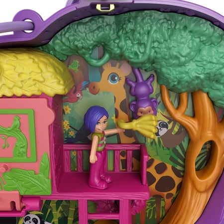 Ludendo - Polly Pocket - Coffret Zoo Eléphant - Mini-Poupées - Mini-poupées  - Rue du Commerce