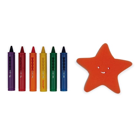 10 crayons pour le bain - Colors Bath - Plastique créatif - Supports de  dessin et coloriage