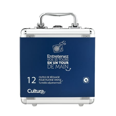 Valise 12 outils de réglage pour platine vinyle Cultura